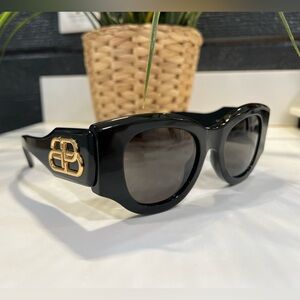 Balenciaga Black Women’s Sunglasses